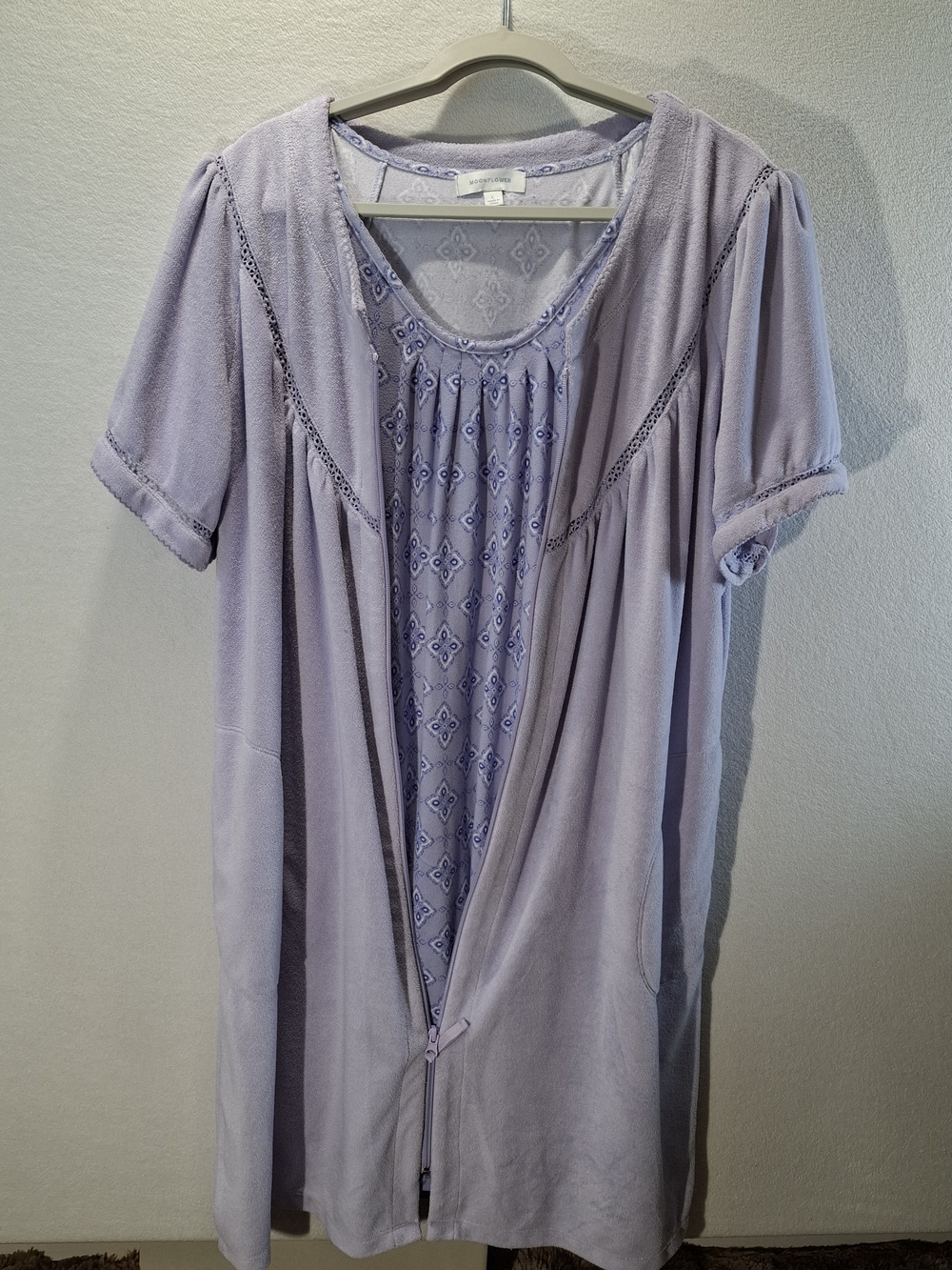 Lavender Grandma House Dress Gown - Picture 11 of 15